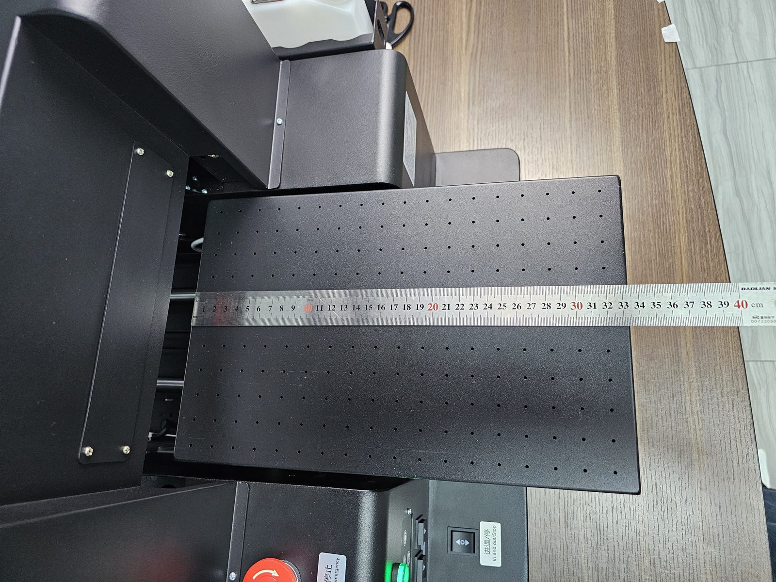 longueur de la plateforme d'impression UV A4