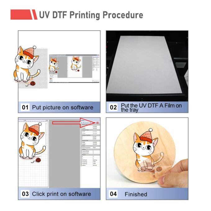 uv dtf printing process