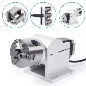 Rotary device for fiber laser machine